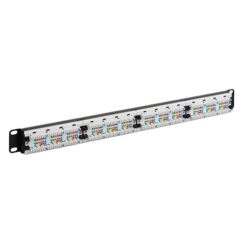 CAT6 Patch Panel with 24 Ports and 1 RMS