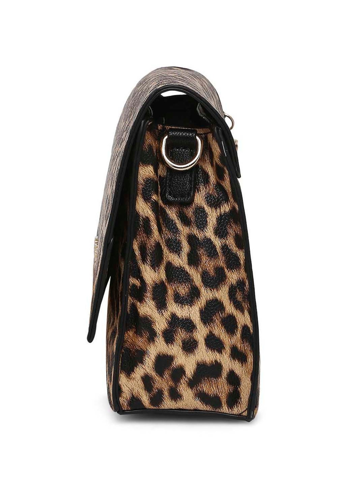 Marina Galanti Brown Printed Medium Sling Handbag