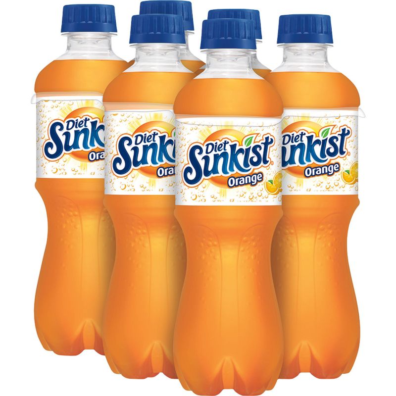 Diet Sunkist Orange Soda - 6pk/16 fl oz Bottles