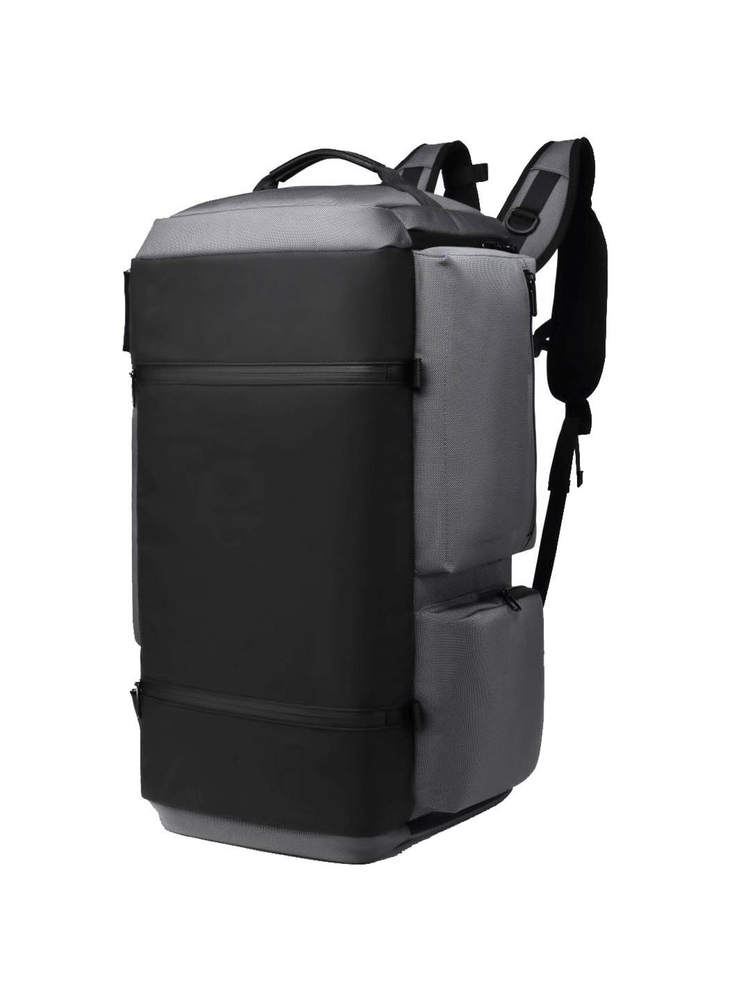 OZUKO 52 Ltrs Grey Medium Convertible Backpack