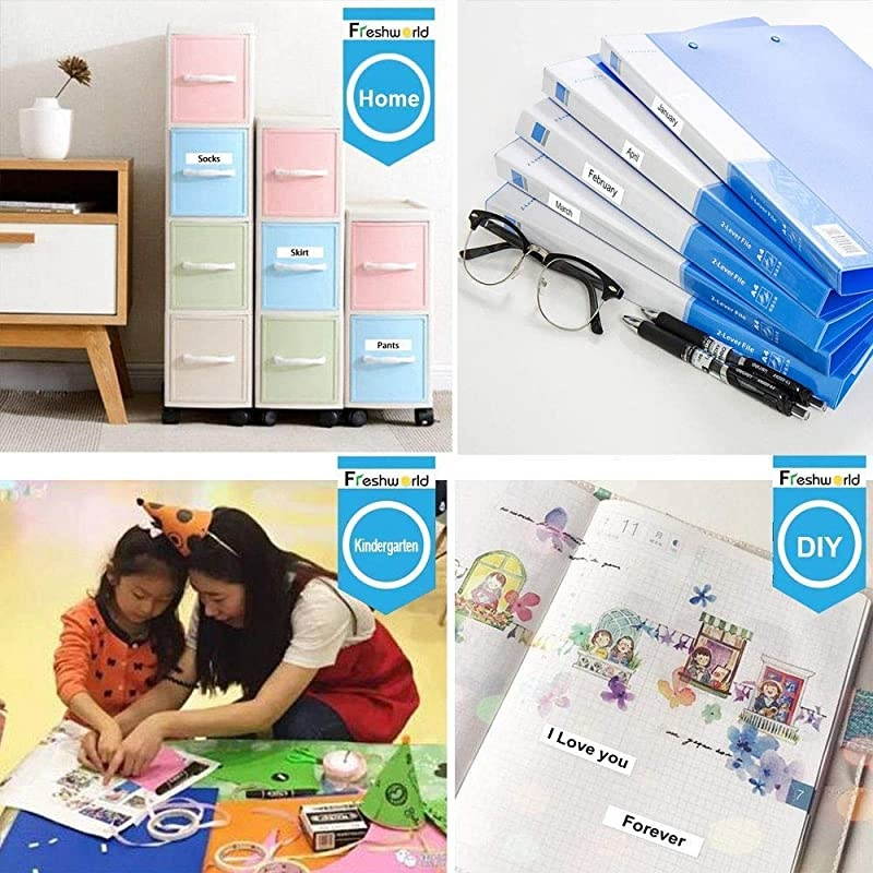 Compatible Label Tape Replacement for 12mm 047Inch Ptouch Brother M Tape MK231 M231 MK231 M231Black on Whitefor Brother Label Maker PTM95PT90PT80PT65PT70BMPT70SRPT8510P