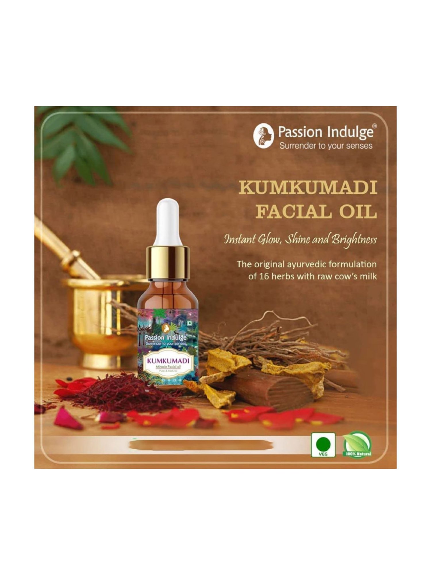 Passion Indulge Buy Kumkumadi Oil & Get Eye Serum Free Worth Rs 480