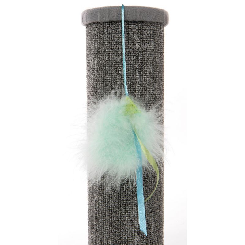 SmartyKat Playful Post Ball Track & Carpet Cat Scratching Post