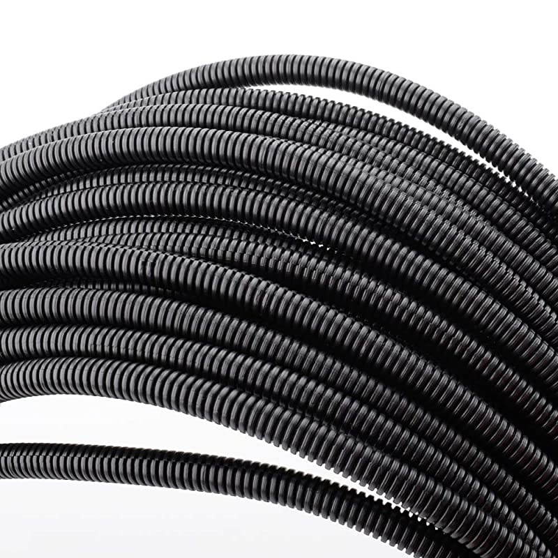 FT 14 Wire Loom Split Tubing Auto Wire Conduit Flexible Cover