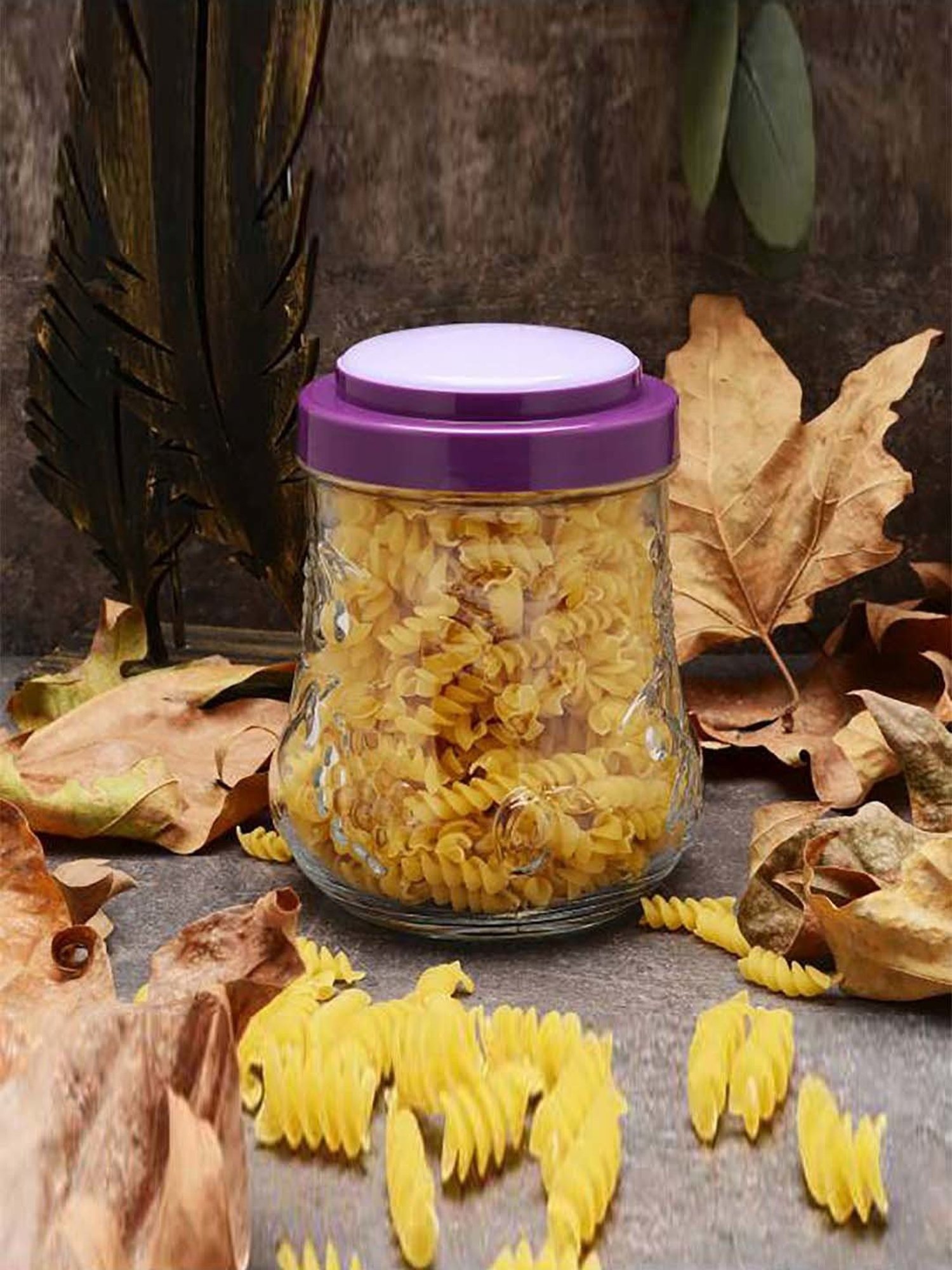 Pasabahce Transparent Garden Jar (1 L) - Set of 2