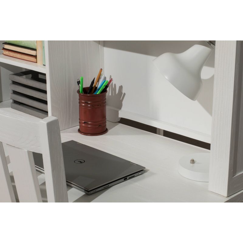 Highlands Desk Hutch White - Hillsdale Furniture
