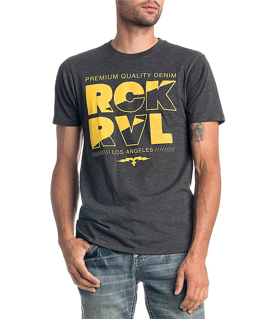 Rock Revival Short-Sleeve Large RCK RVL Graphic T-Shirt