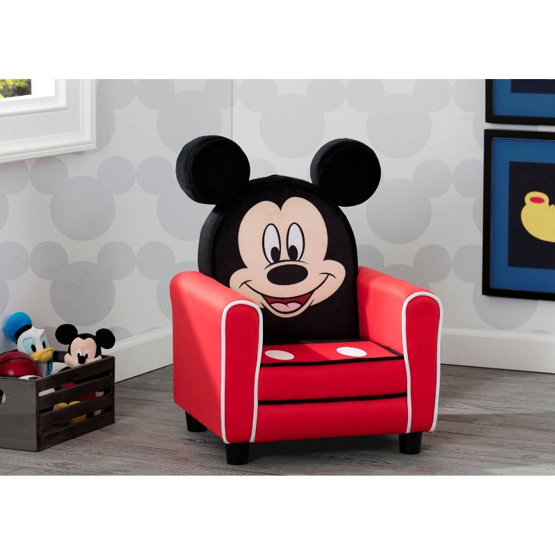 Disney Mickey Mouse Figural Upholstered Kids' Chair - Delta Children