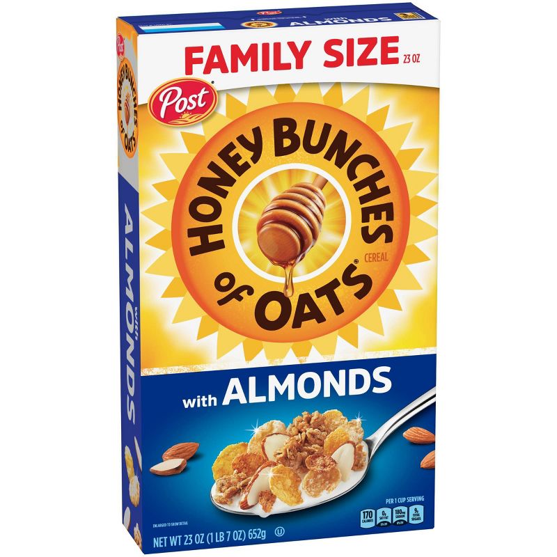 Honey Bunches of Oats with Crispy Almonds Breakfast Cereal - 23oz - Post
