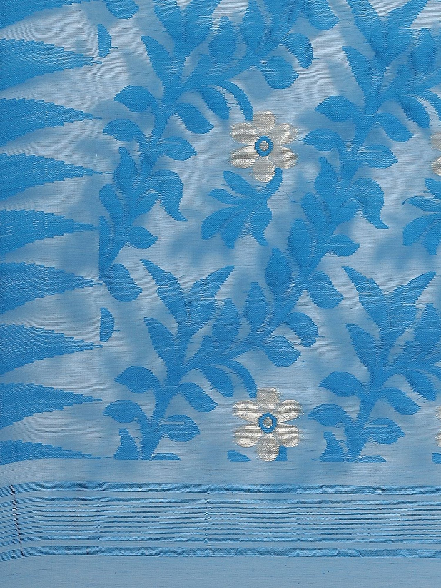 Kalakari India Blue Woven Saree