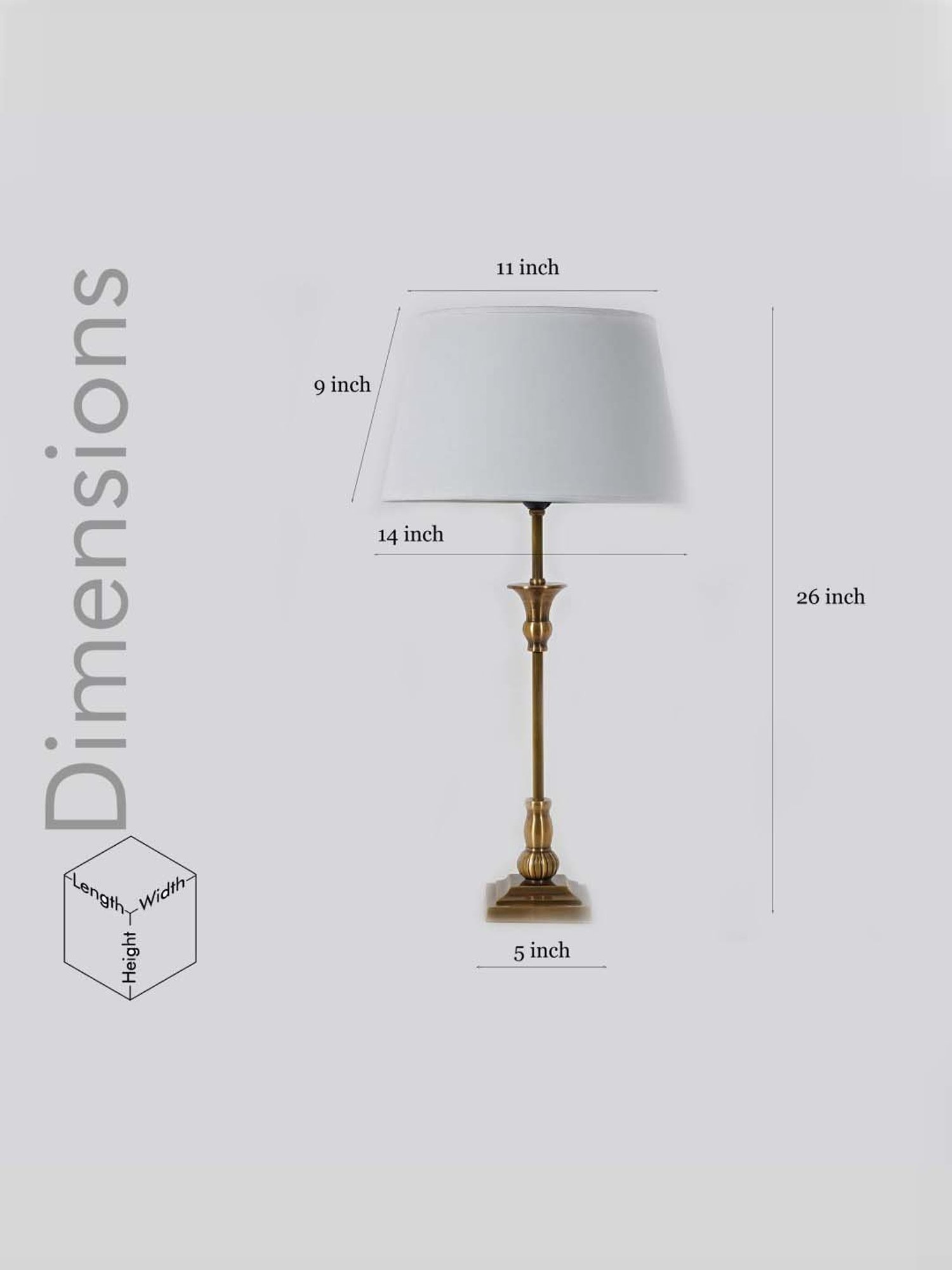 DecorativeRay Red PVC Study Table Lamp - Set of 1