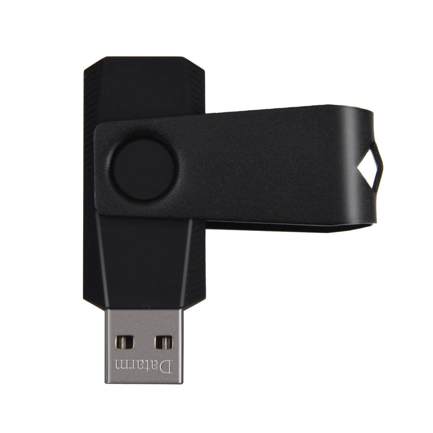 10 Pack 512MB USB 2.0 Flash Drives - Small Capacity Thumb Drive - Datarm Black Bulk Data Sticks for Promotion Giveaways