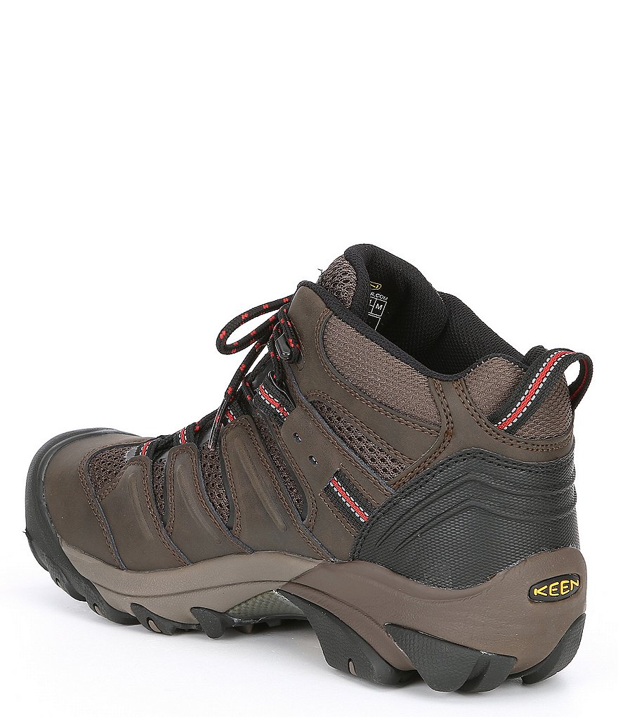 KEEN Men's Utility Lansing Mid Waterproof Steel Toe Work Boots