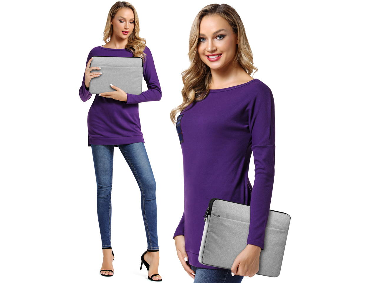 CCPK 15 inch Laptop Case for New MacBook Pro 15 inch Sleeve with Touch Bar 2019 2016 2018 2017 2021 2020 Apple A1707 A1990 2015 A1398 Retina Display Lenovo Ideapad 3 14" Laptop Bag Cover Pocket Grey