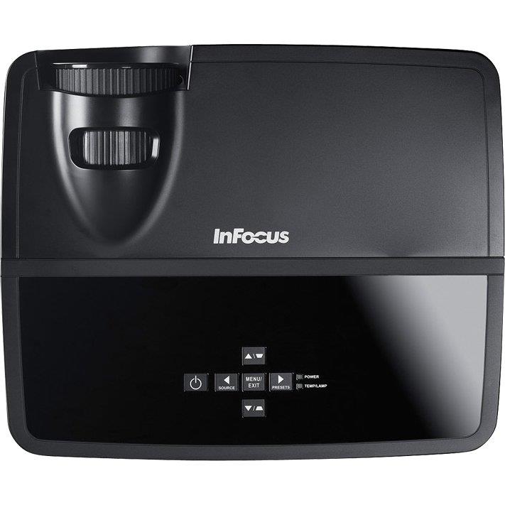 InFocus IN122A 800 x 600 SVGA 3500 Lumens, Contrast Ratio 15000:1, HDMI Connections, 2W Speaker, Instant on/off, DLP 3D Ready Projector