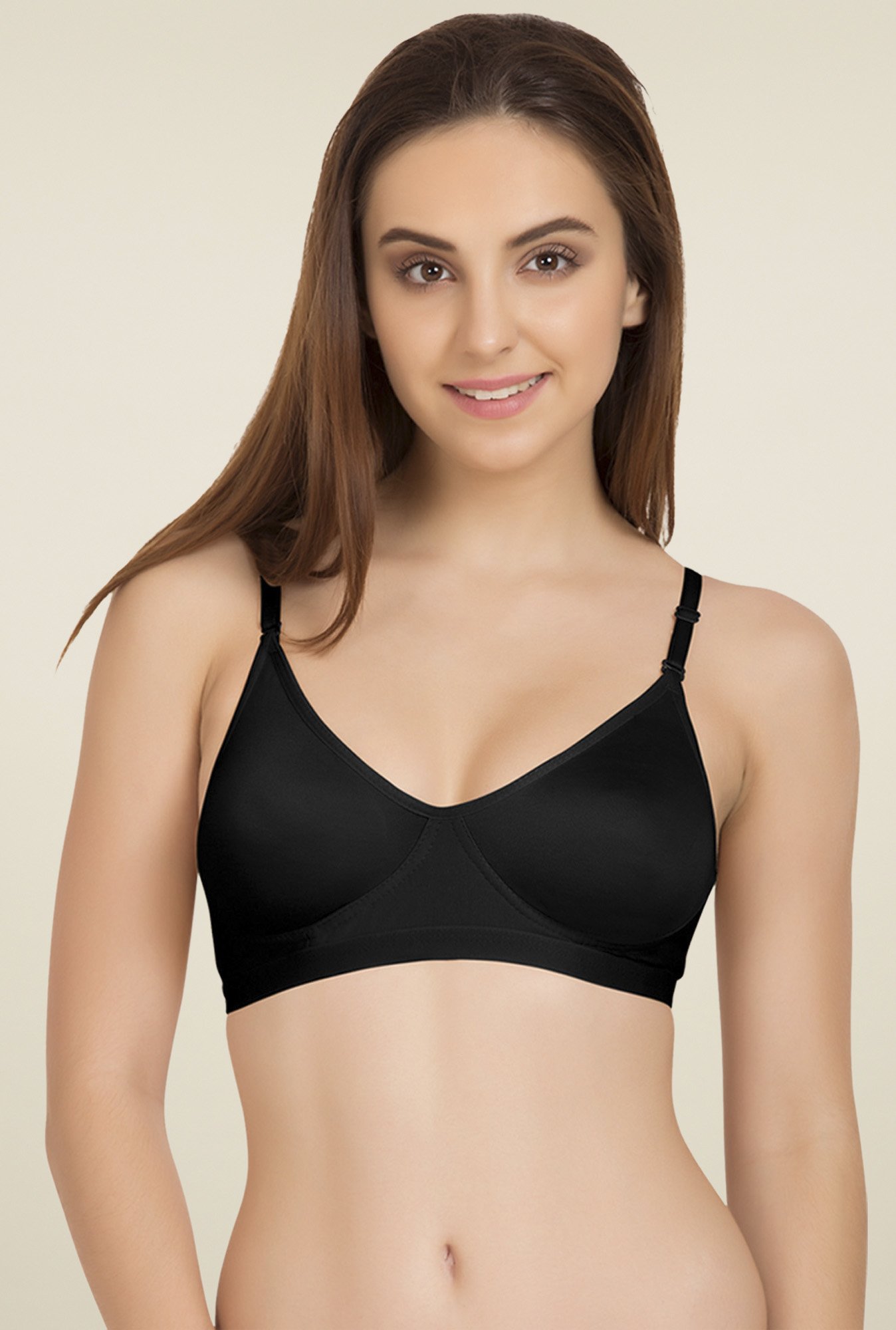 Tweens Black & White Non Padded T-Shirt Bra (Pack of 2)