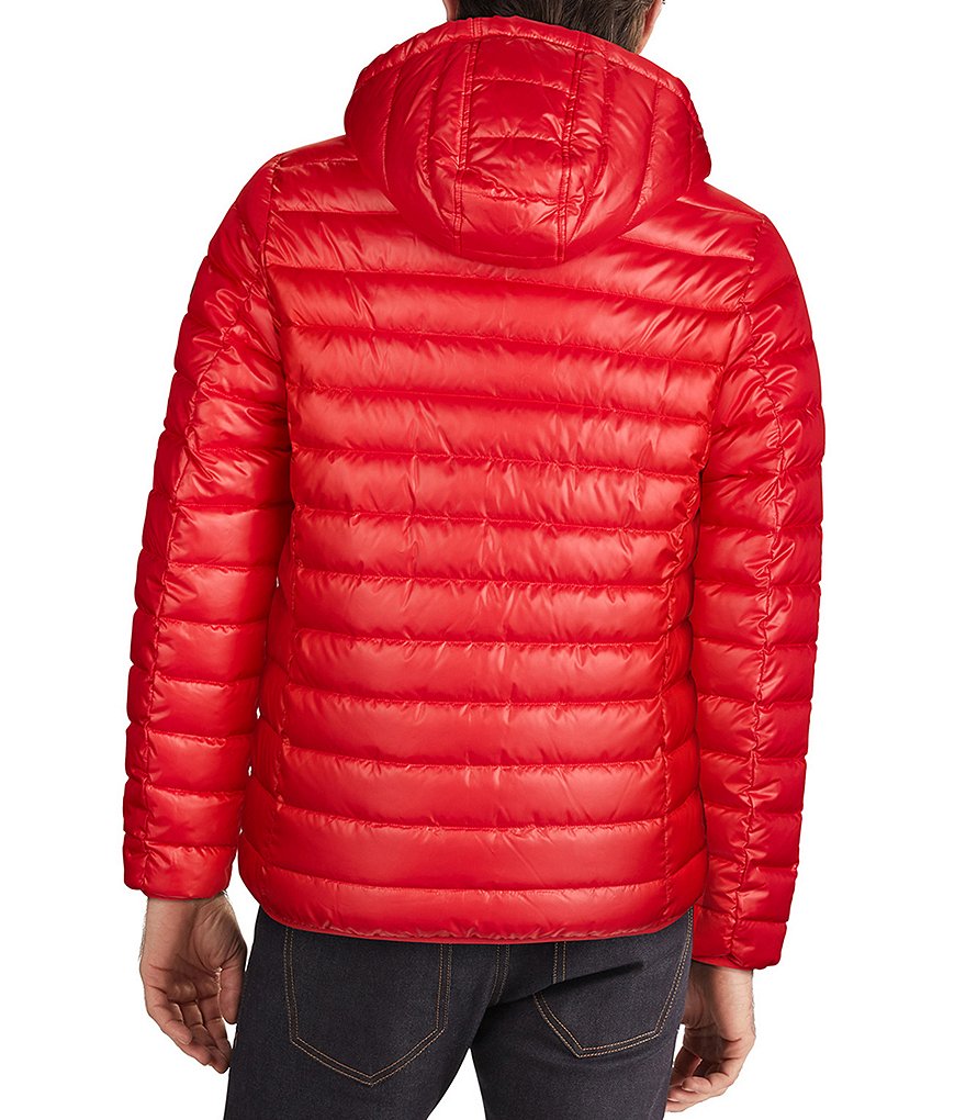 Kenneth Cole New York Long-Sleeve Quilted Midweight Hooded Puffer Jacket