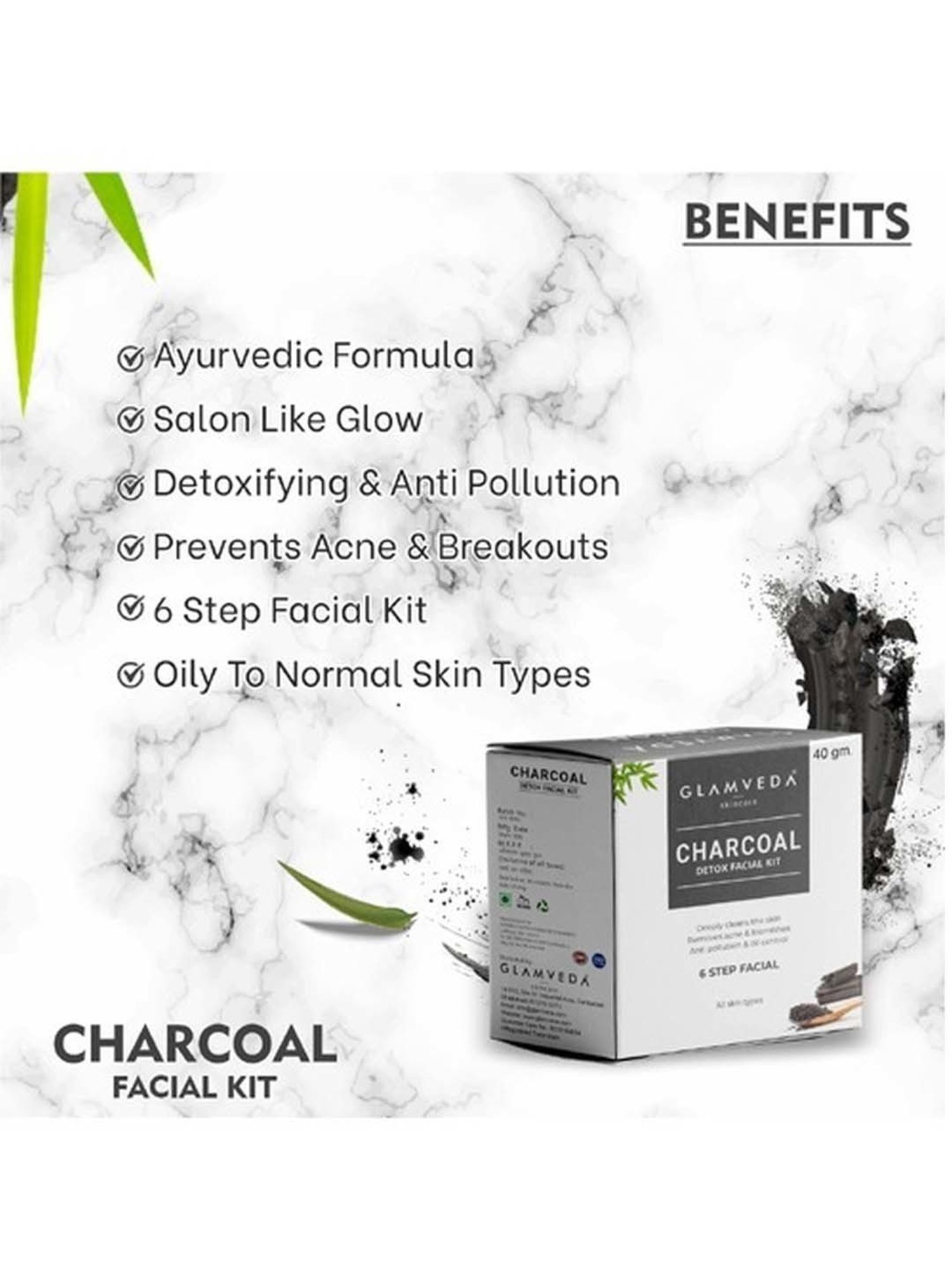 Charcoal Detox  Facial Kit