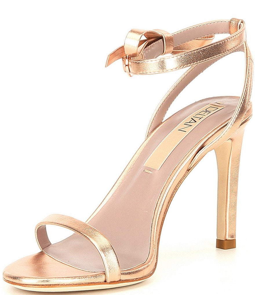 Deltan Miranda Ankle Bow Detail Dress Sandals