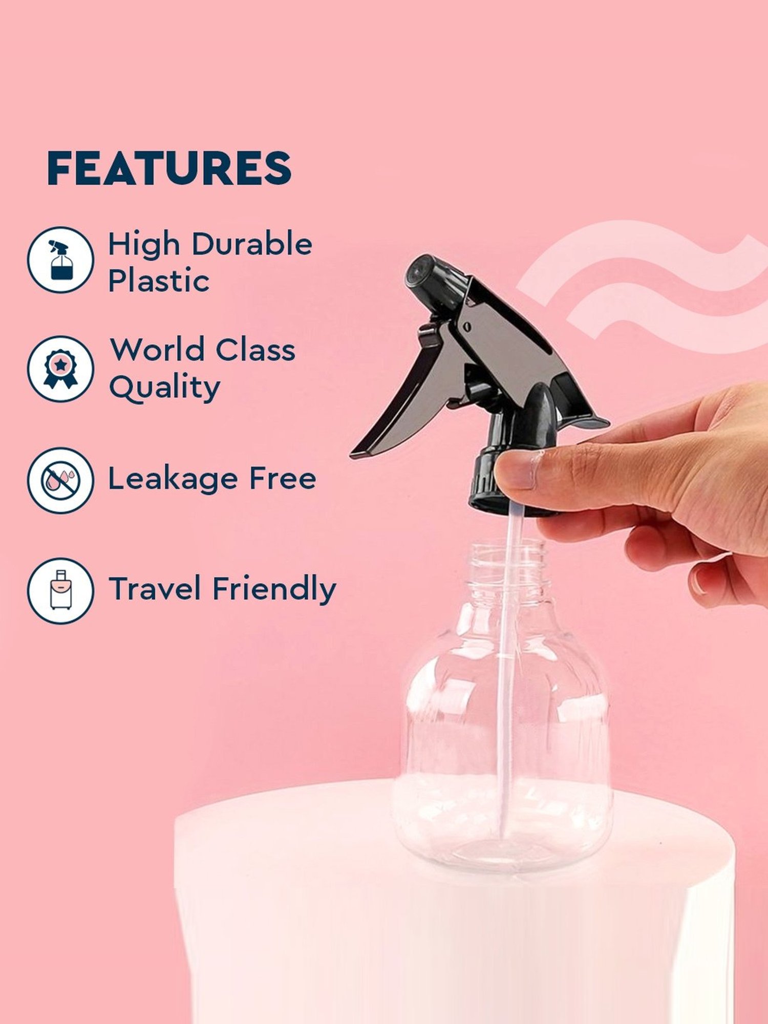 GUBB Hair Spray Bottle