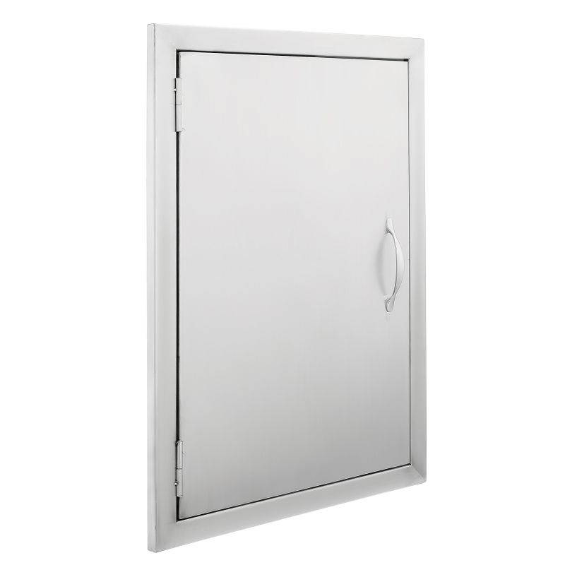 VEVOR BBQ Access Door 17"Wx24"H BBQ Island Door 304 Stainless Doors Vertical Single Door Flush Mount Great for Outdoor Kitchen