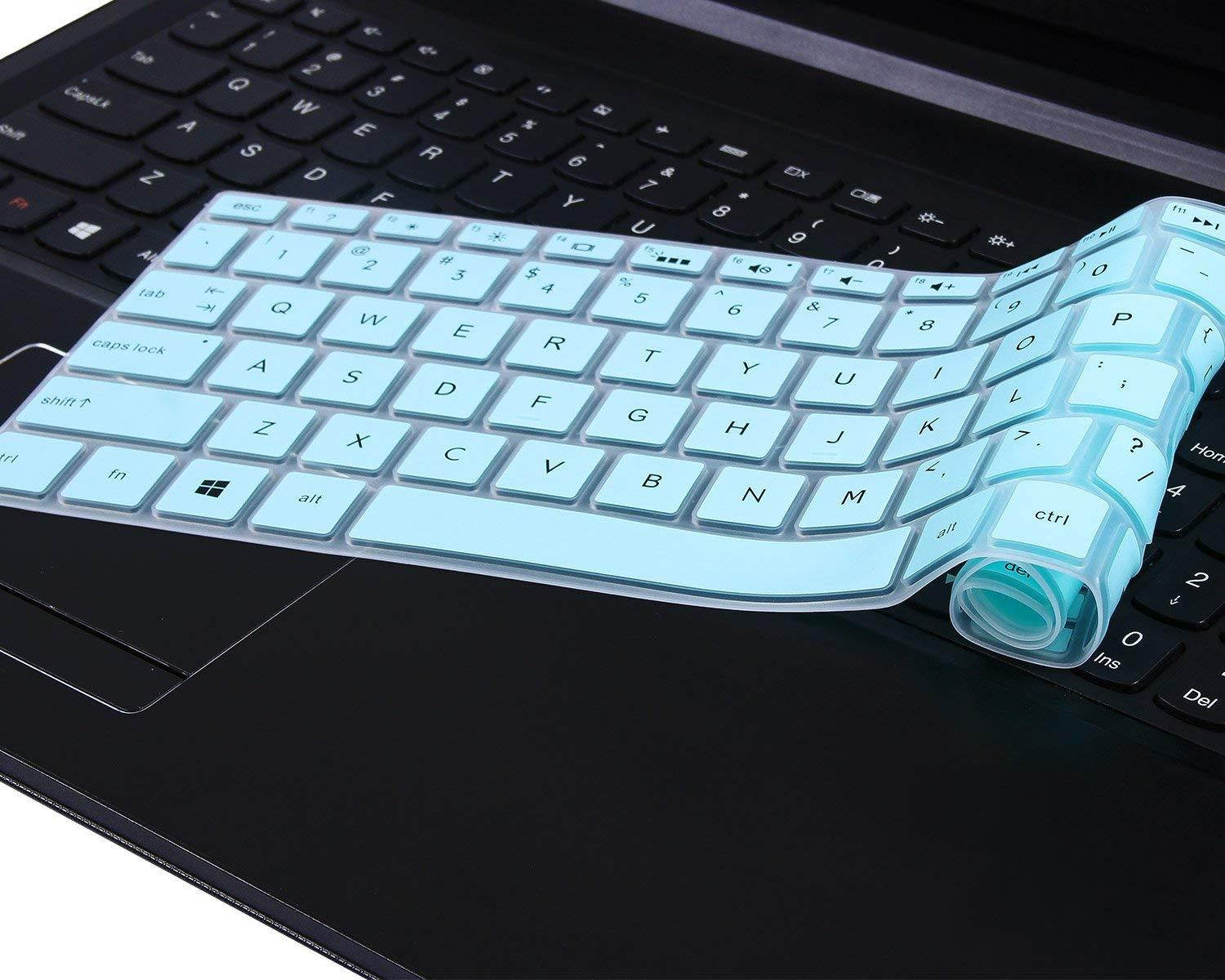 Keyboard Cover for HP 15.6 Touchscreen Laptop 15-BS020WM, 2018 Flagship HP Pavilion 15.6" Notebook, HP 15-CB 15-CC 15-CD 15-CH 15-BW 15-BS X360 15M, 17.3" HP ENVY 17M-AE111DX 17-BS049DX, Mint Green