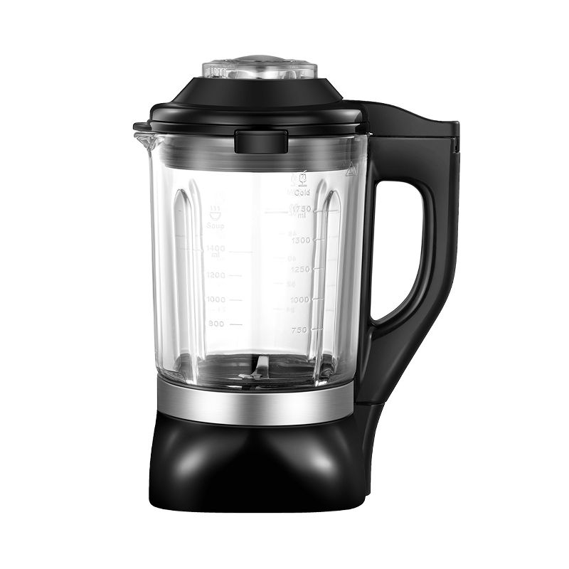 GoWISE GW22501 Premier High Performance Heating Blender with 6 Blending Presets and Recipe Book, Black