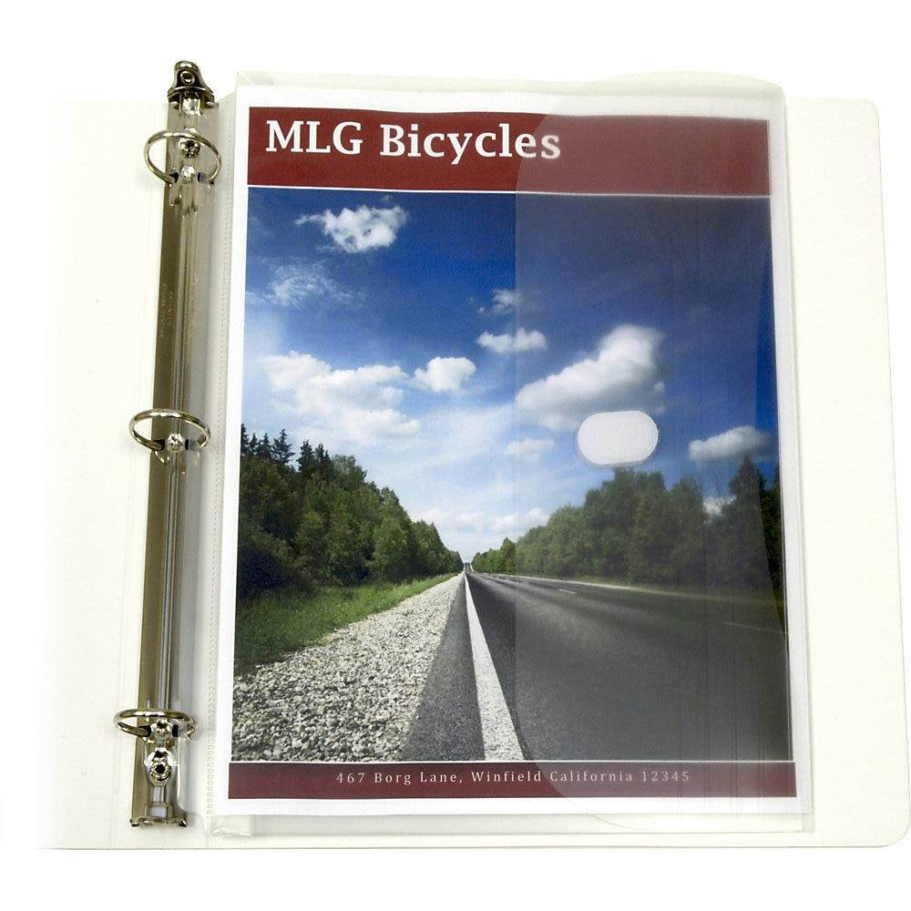 C-Line Poly Binder Pockets, 11 1/2 X 9 1/4, Clear, 5/Pack 57537