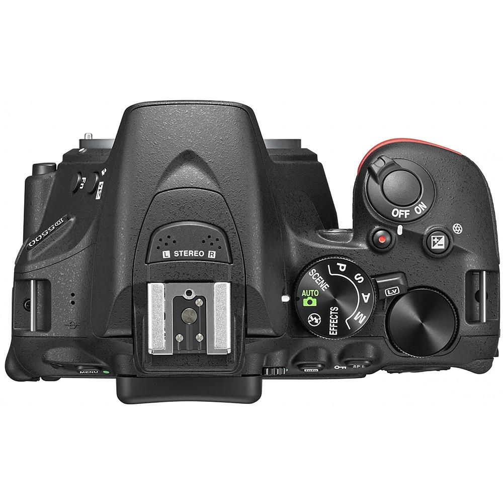 Nikon D5500 24MP DSLR Digital Camera AF-P 18-55mm + NIKKOR Lens 55-200mm + High Definition Professional 3 Piece Filter Kit + 64GB Memory SD Card Accessories Bundle Kit