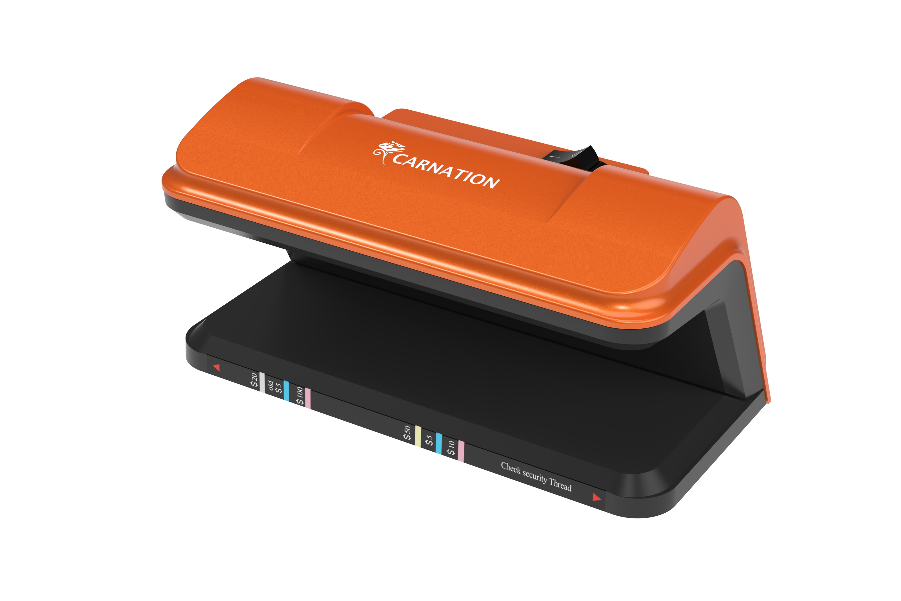 Carnation Bill Detector | Counterfeit Money Checker with UV Detection for US Bills, Euro, and Mexican Peso (96 char.)