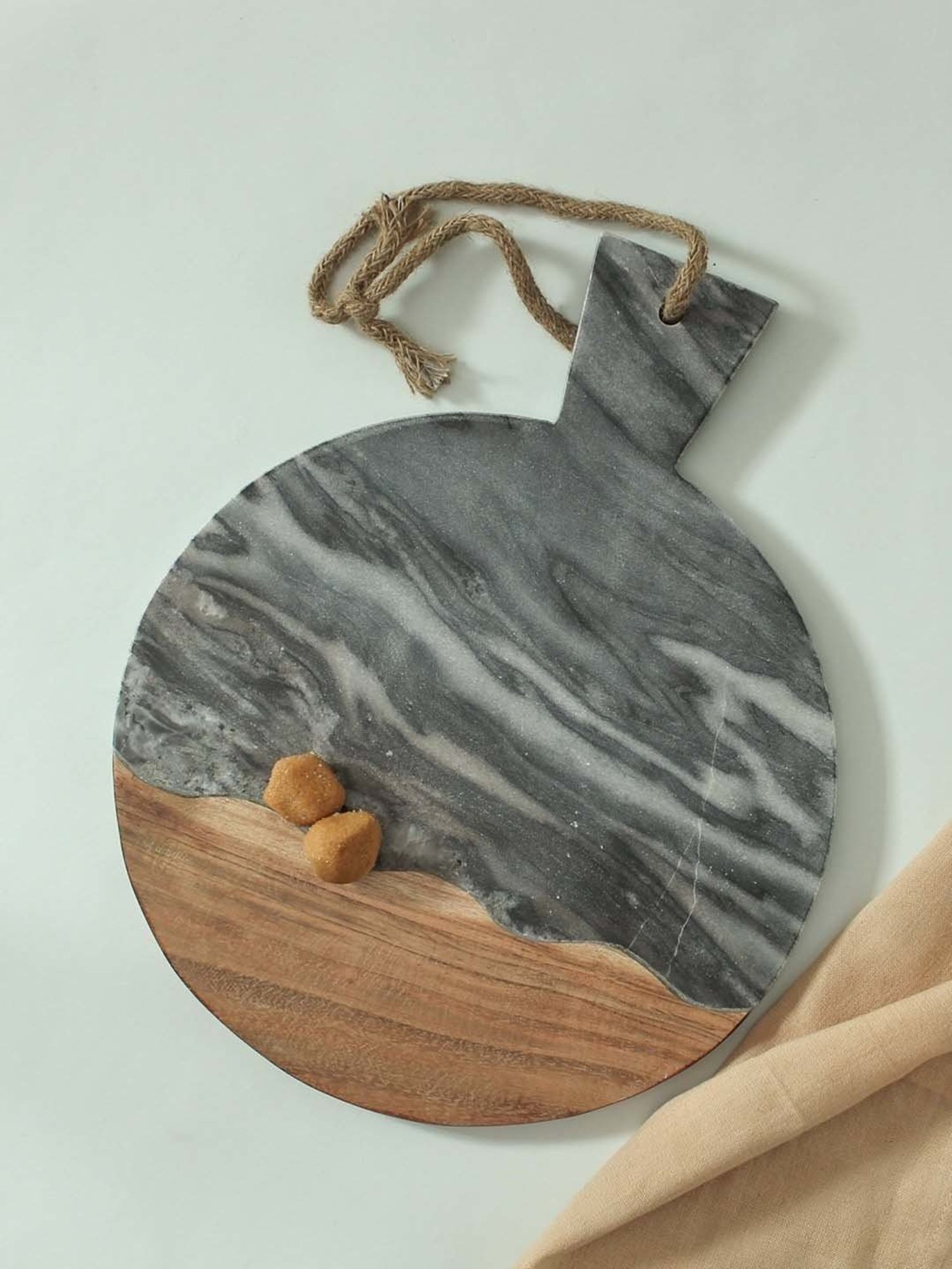 House This Grey Marble Cheese Platter