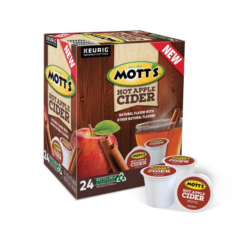Mott's Hot Apple Cider Keurig K-Cup Pods - 24ct