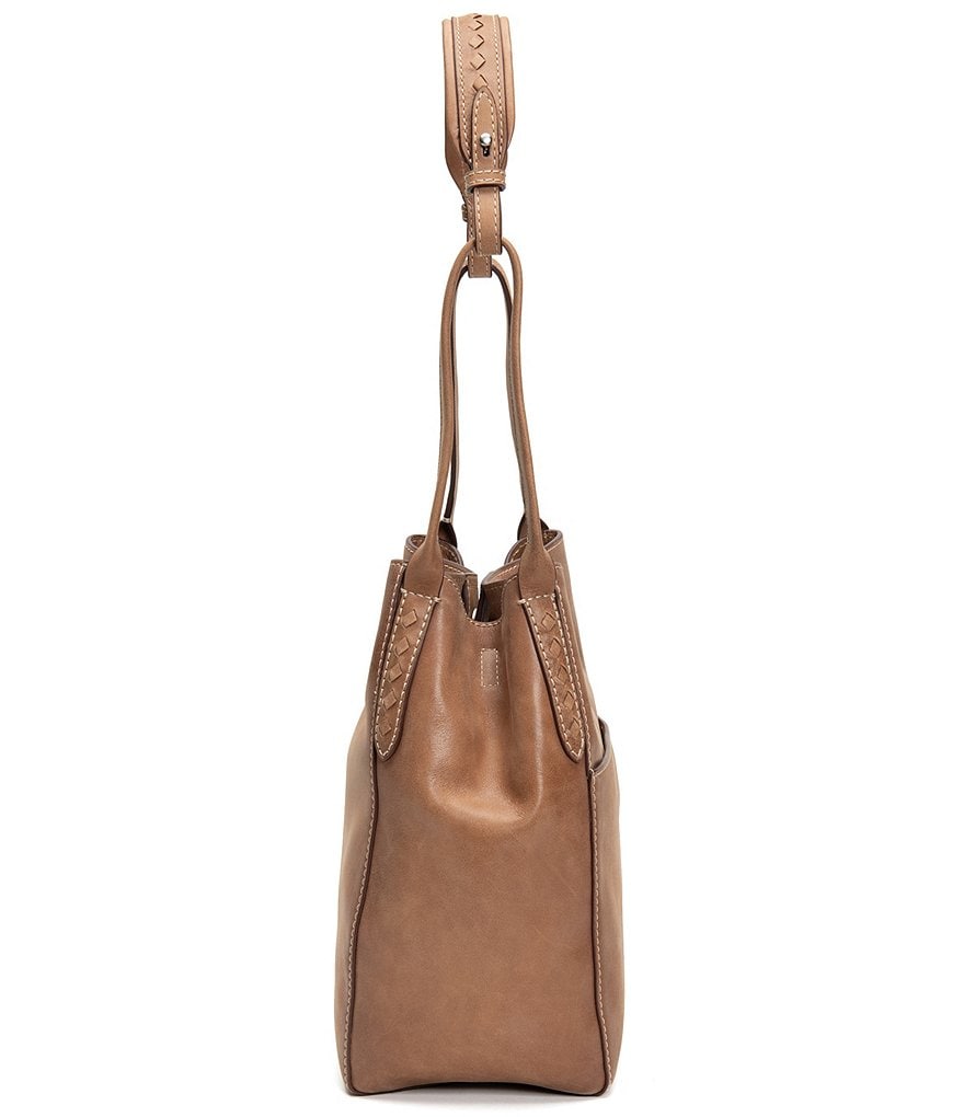 Frye Reed Magnetic Snap Leather Hobo Bag