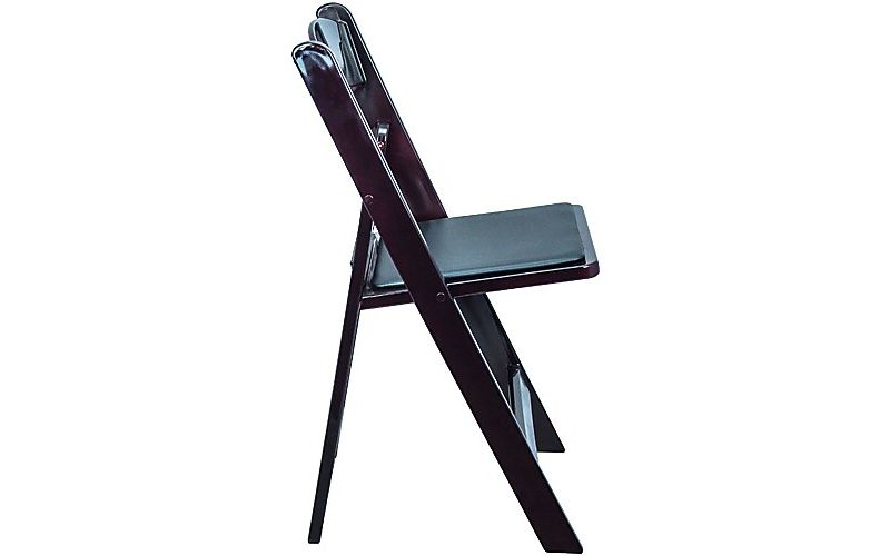 Advantage Mahogany Resin Folding Chairs (RFWCA-102) 