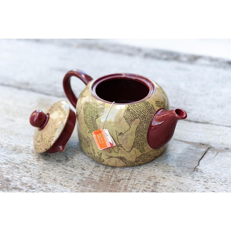 Seven20 Harry Potter Marauder's Map Teapot | Decorative Collectible | 40-Ounce Capacity
