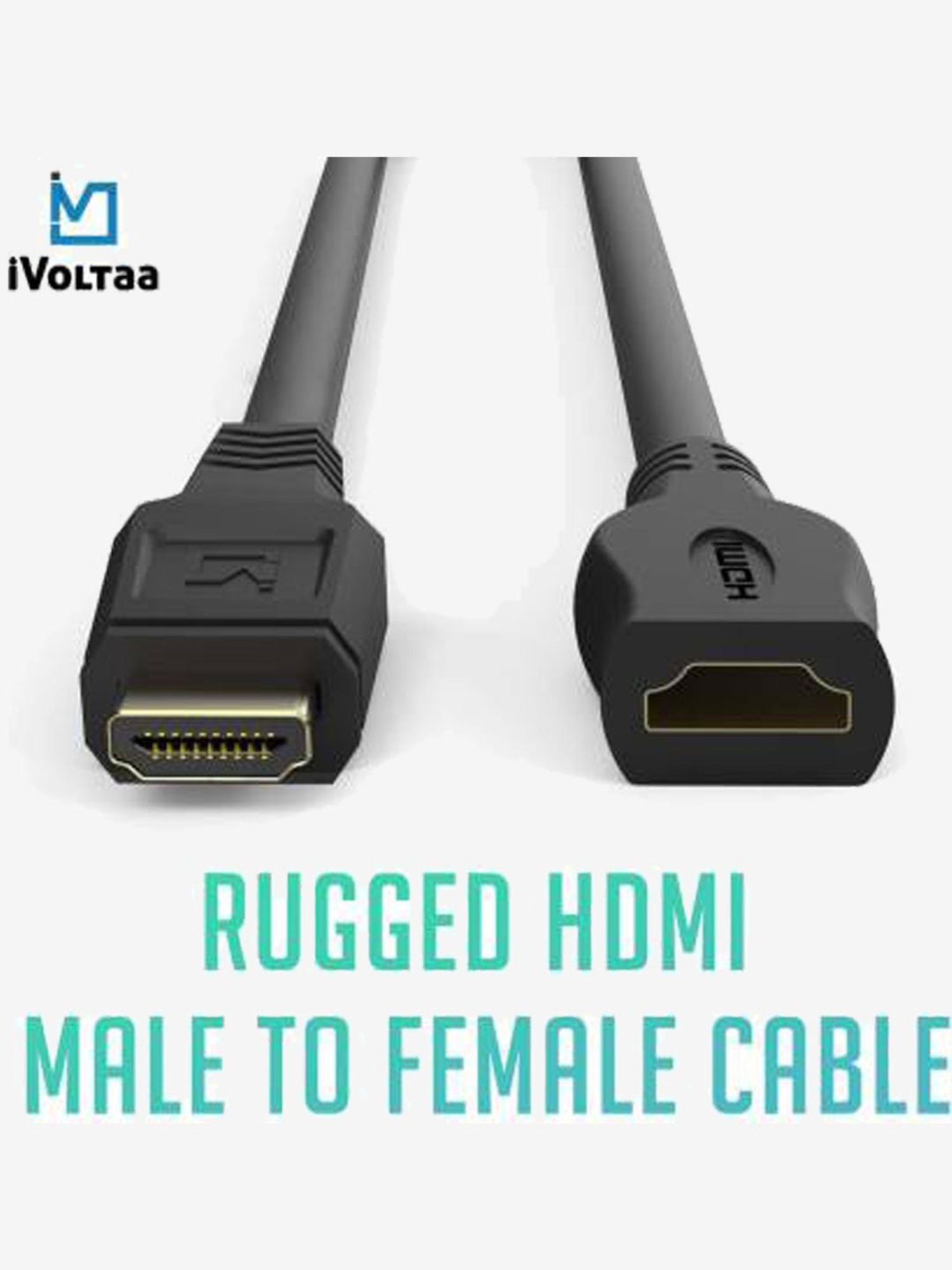 iVoltaa iVPCHDFML 0.9 m High Density Triple Layer Shielding HDMI Cable (Black)