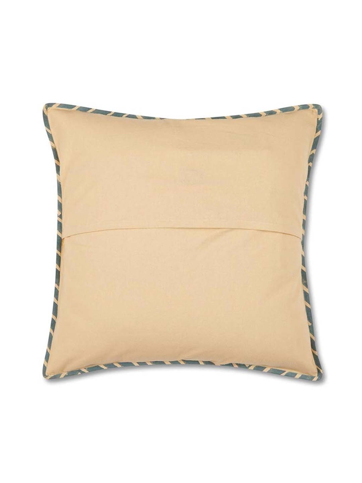 Fabindia Jaisalmer Orange Cotton Cushion Cover