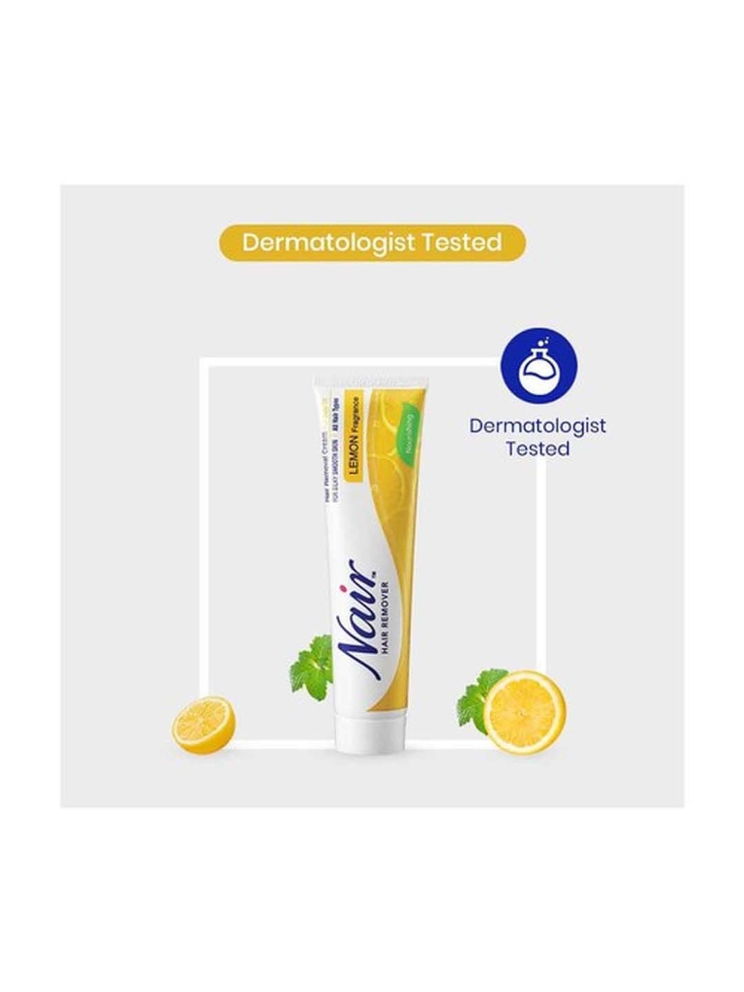 NAIR Hair Remover Cream - Lemon Fragrance - 110 gm
