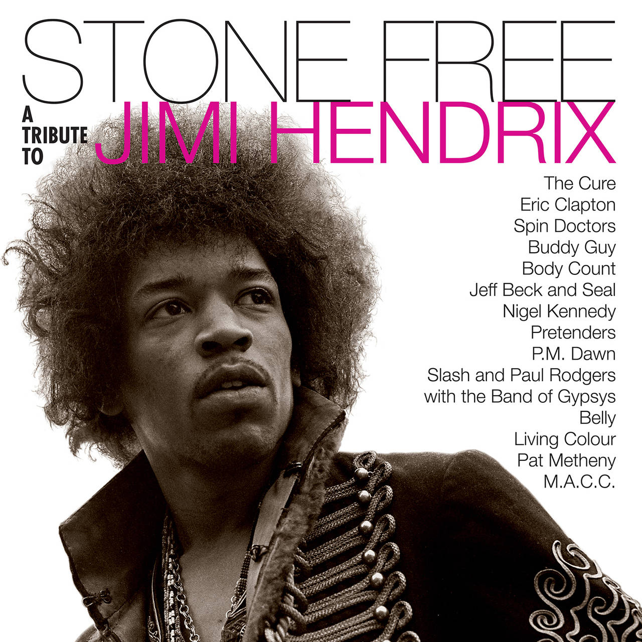 Stone Free: A Tribute To Jimi Hendrix 2LP (Clear & Black Vinyl)