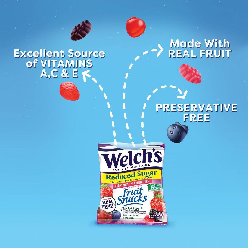 Welch's Reduced Sugar Fruit Snack Combo - 14.4oz/18ct