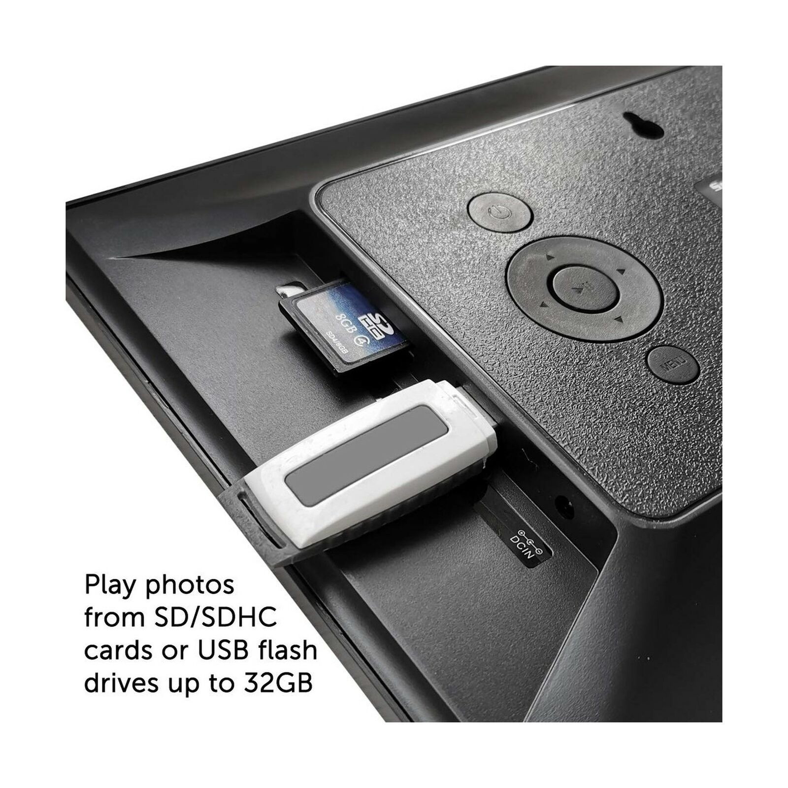 10 inch Digital Photo Frame w/Remote Control, 16:9 Wide Screen, Plug and Play