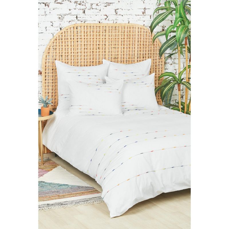 King Oakdale Duvet Cover Set Gray - Stone Cottage