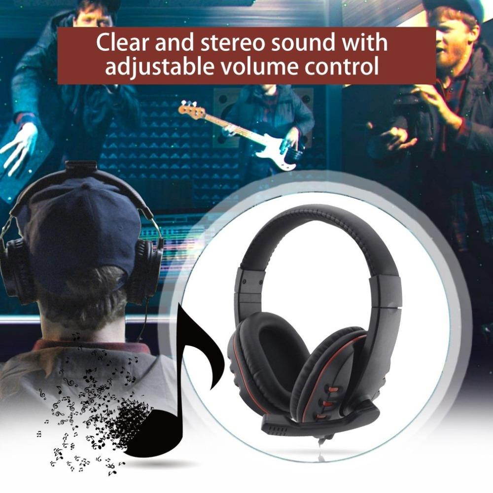 Wired Original 3.5mm Plug Gaming Headset Headphone Earphone Music Microphone For PS4 PlayStation 4 Game PC Chat