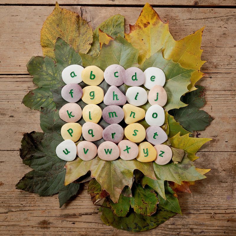 Yellow Door Lowercase Alphabet Pebbles