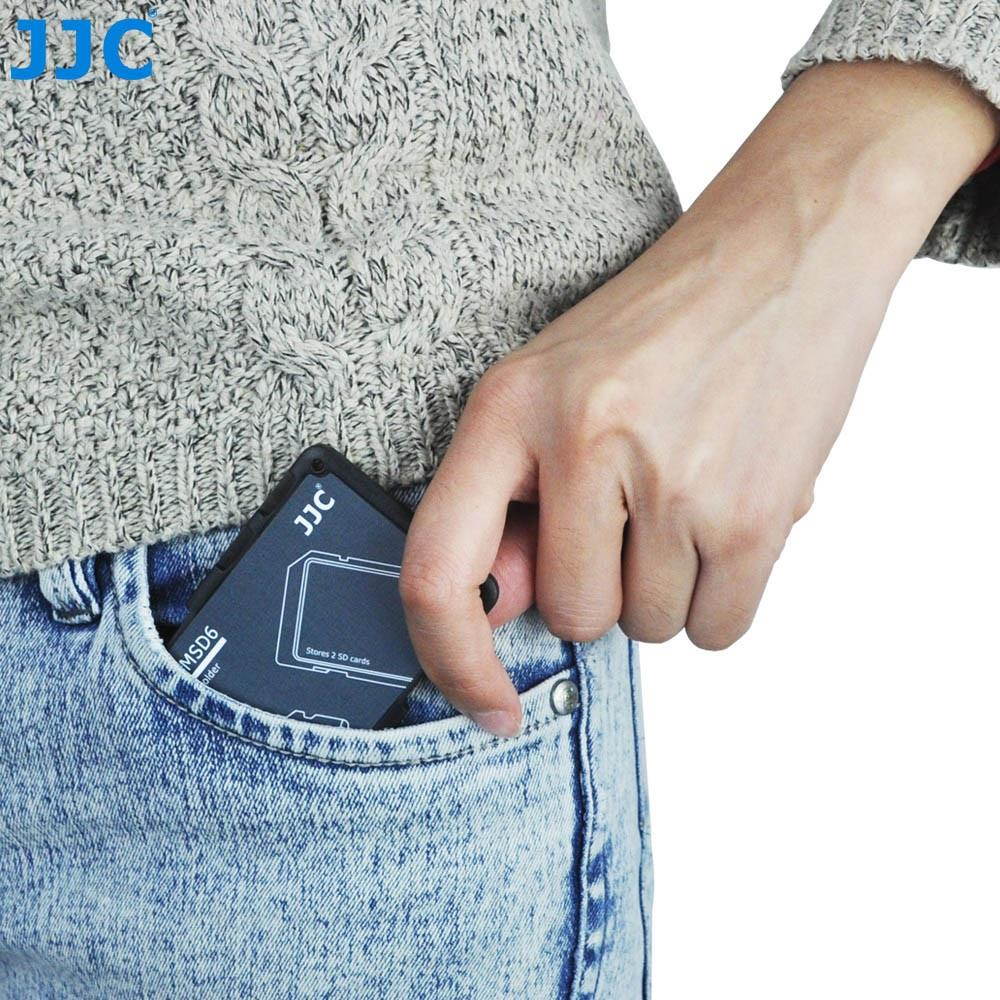 JJC Memory Card Case for 4x microSD + 2x SD Cards - Gray Edition - MCH-SDMSD6