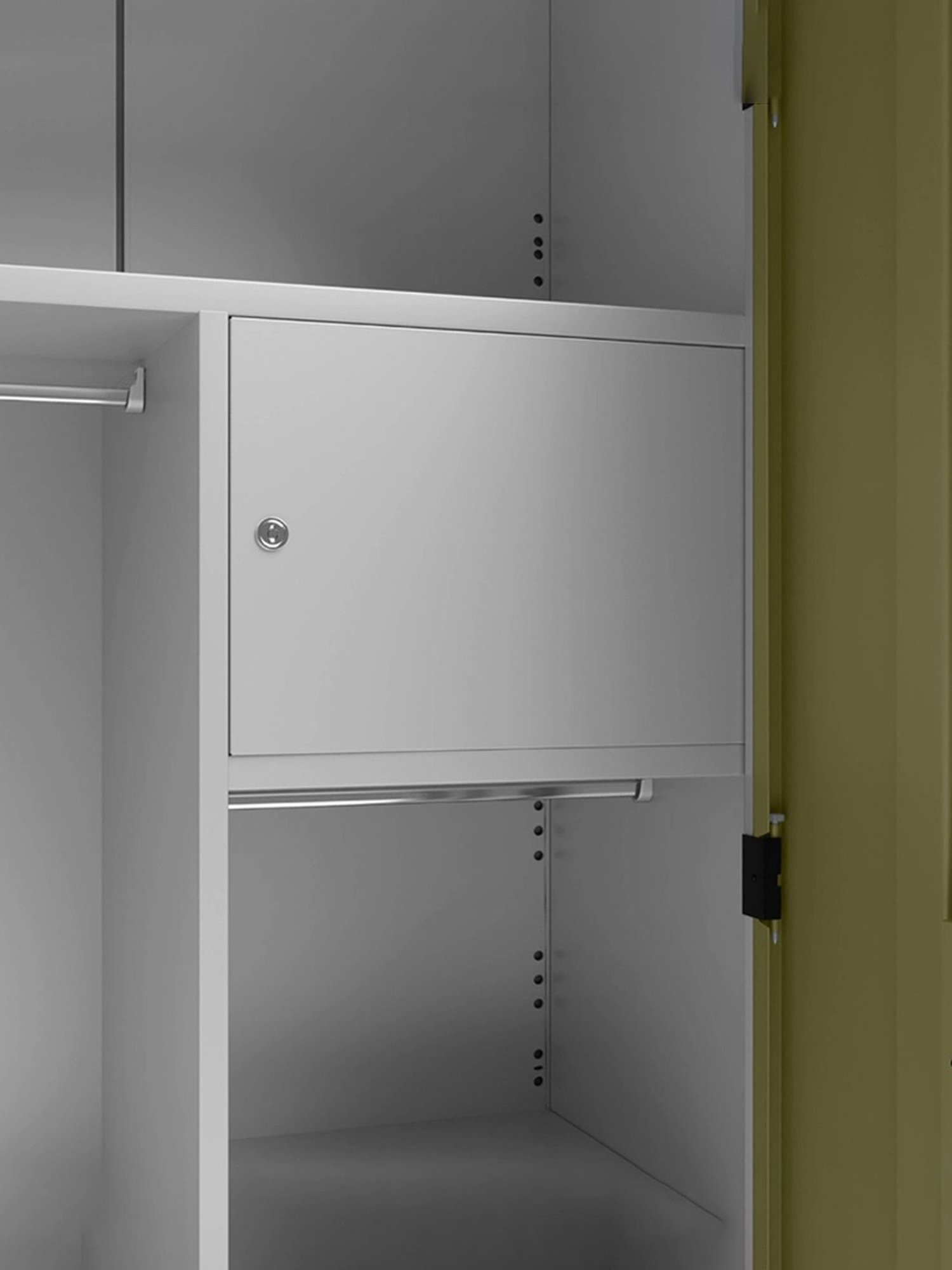 Godrej Interio Ewa Brown Engineered Wood 4 Door Wardrobe