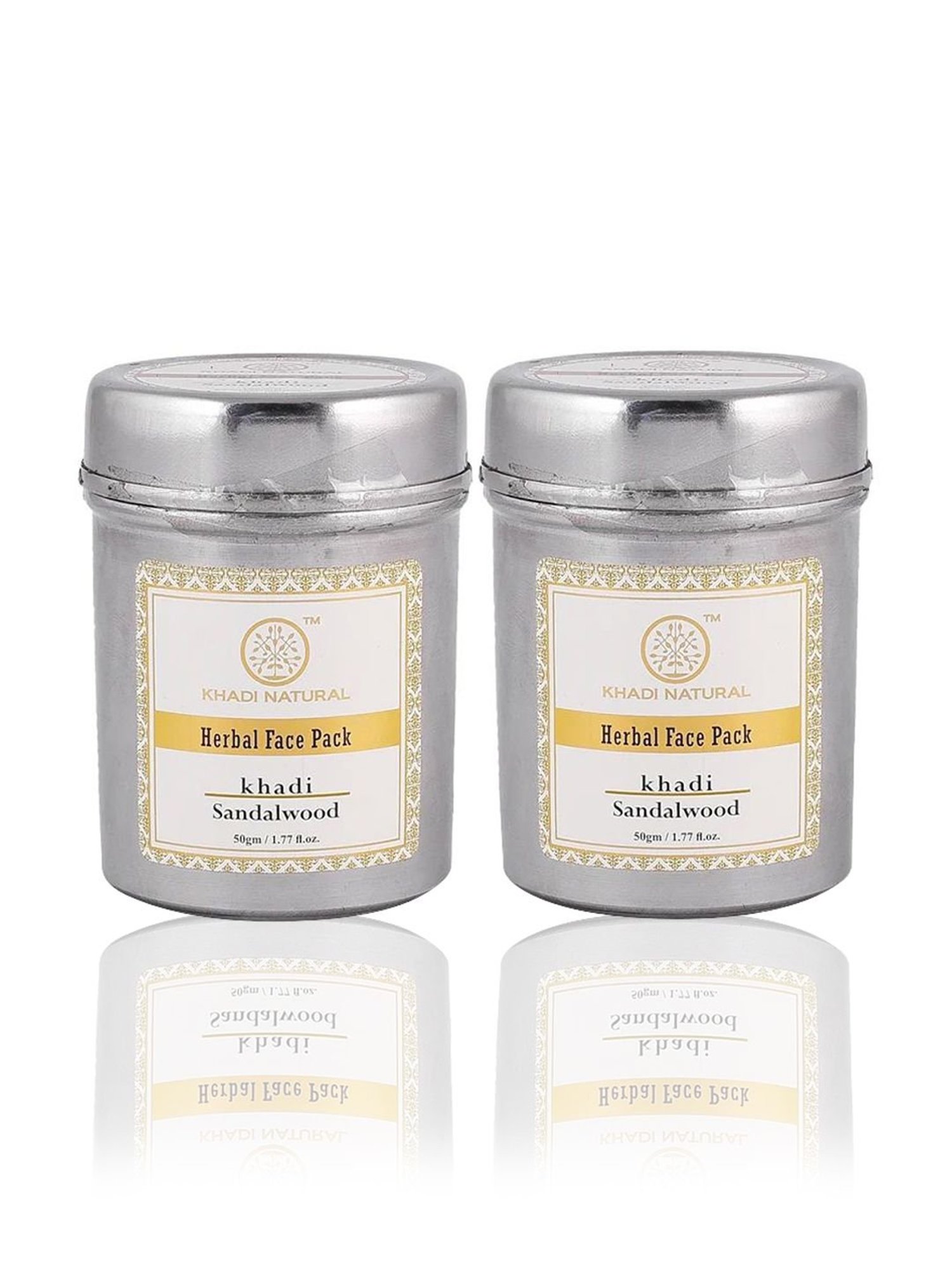 Khadi Natural Sandalwood Face Mask Set of 2 - 100 gm