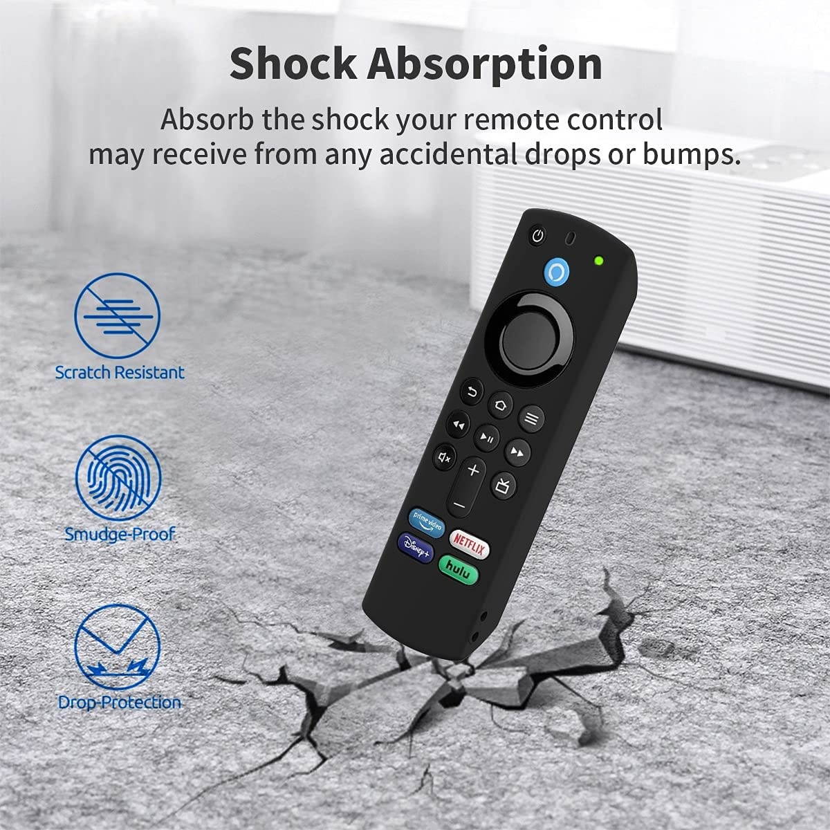 TOLUOHU 3 Pack Push Bubble Pop Fidget Sensory Remote Covers for All-New Alexa Voice Remote (3rd Gen),3D Funny Relief Stress Fidget Toy Silicone Protect Case,for Fire TV Stick 4K Remote Control