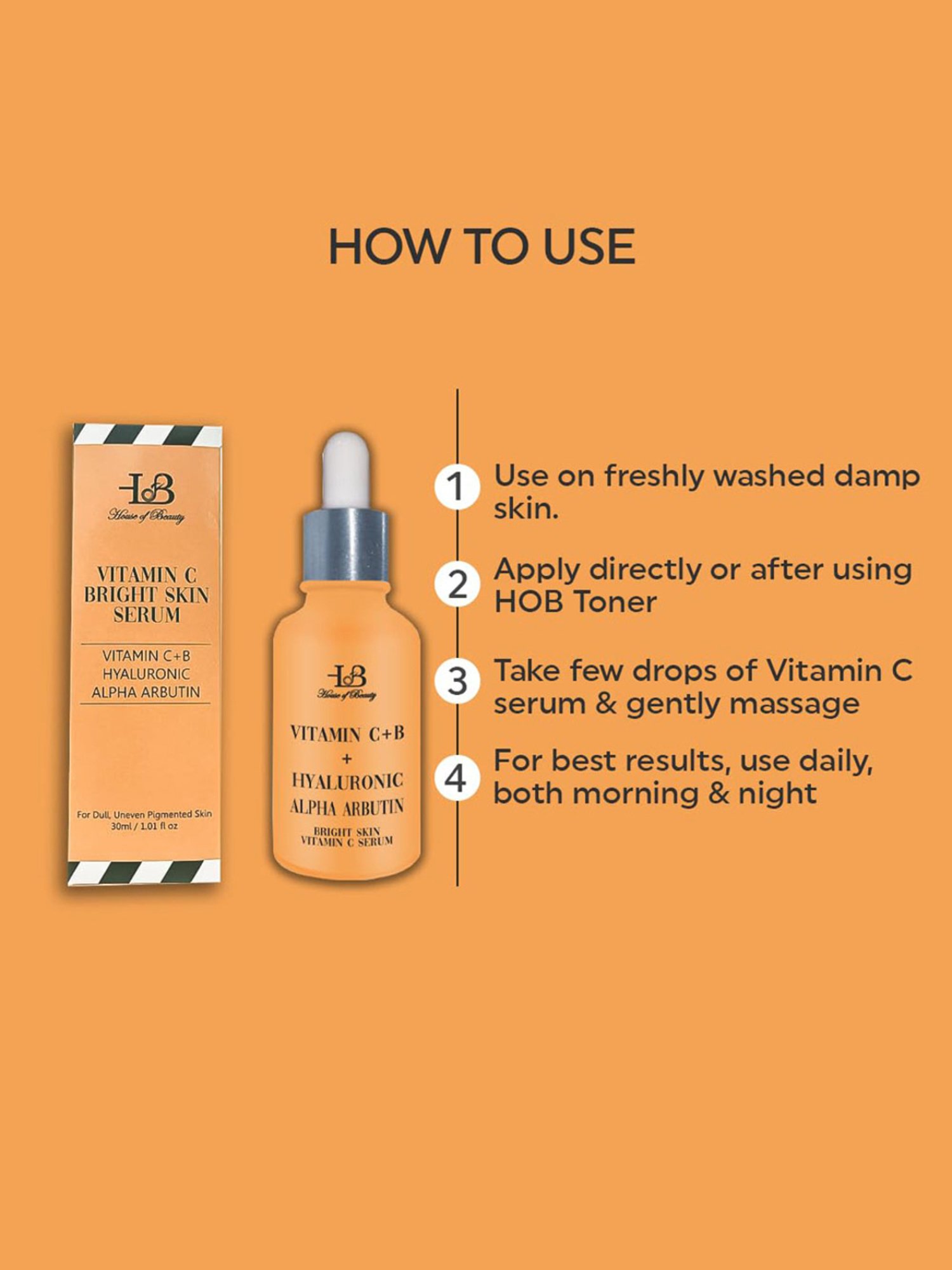 House of Beauty Vitamin C Bright Skin Serum - 30 ml