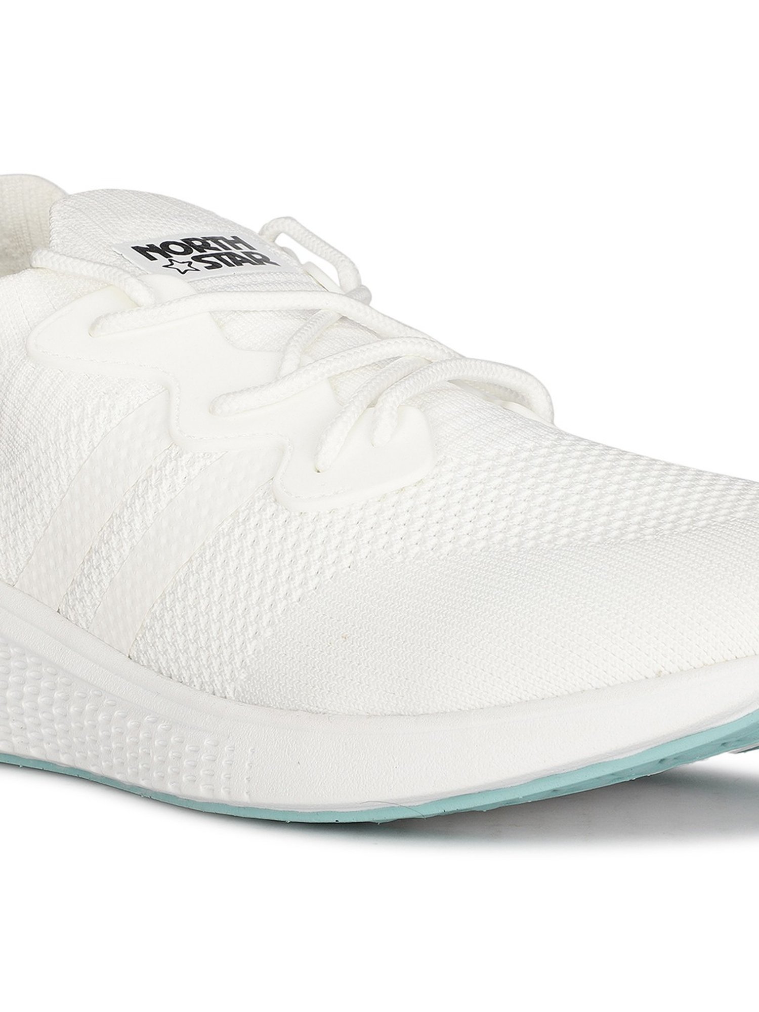 North Star by Bata Men's SLASHER White Running Shoes